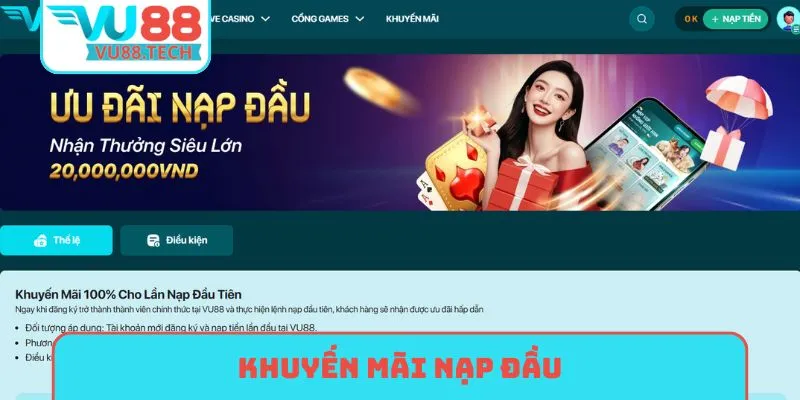 Khuyến Mãi Nạp Đầu