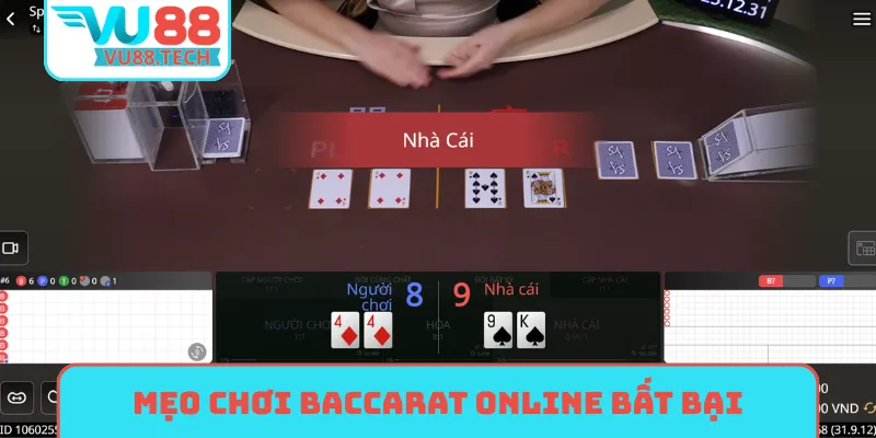 Mẹo chơi baccarat online bất bại như cao thủ