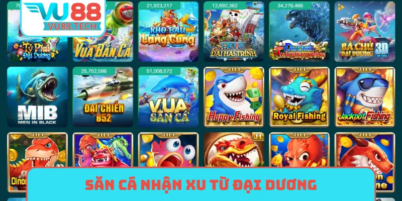 Săn cá nhận xu từ đại dương